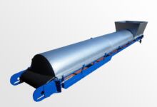 Dopravník na uhlí zakrytovaný