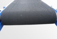 Dopravníkový pás na uhlí